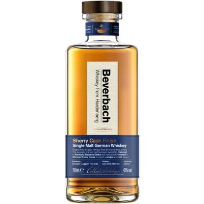Hardenberg Distillery Beverbach Single Malt German Whiskey Sherry Cask Finish I Single Malt I Whiskey aus Deutschland I 6 Monate im Sherry-Fass gereift I 43% vol. I 0,7 l Hardenberg Distillery Beverbach Single Malt German Whiskey Sherry Cask Finish I Single Malt I Whiskey aus Deutschland I 6 Monate im Sherry-Fass gereift I 43% vol. I 0,7 l