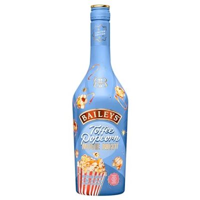 Baileys Toffee Popcorn Likör, pur auf Eis oder in Cocktails genießen, Aromen von Butter und Sahne, perfekt für Filmabende, 17% Vol, 700 ml, Einzelflasche Baileys Toffee Popcorn Likör, pur auf Eis oder in Cocktails genießen, Aromen von Butter und Sahne, perfekt für Filmabende, 17% Vol, 700 ml, Einzelflasche