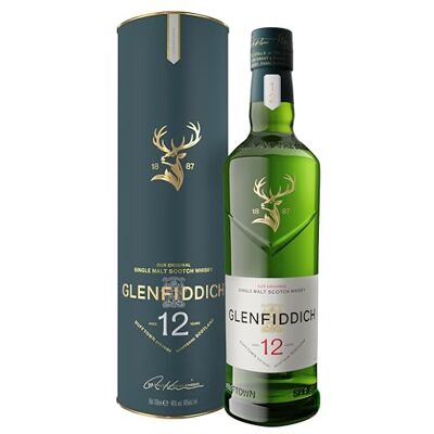 Glenfiddich 12 Jahre Single Malt Scotch Whisky mit Geschenkverpackung Das Flaschendesign kann variieren Glenfiddich 12 Jahre Single Malt Scotch Whisky mit Geschenkverpackung Das Flaschendesign kann variieren