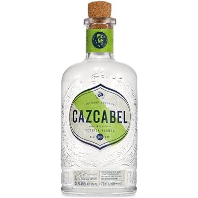 CAZCABEL I Coconut Liqueur mit Tequila Blanco I Mehrfach ausgezeichnetes Produkt I Premium Blue Weber Agave I 0,7L I 34% CAZCABEL I Coconut Liqueur mit Tequila Blanco I Mehrfach ausgezeichnetes Produkt I Premium Blue Weber Agave I 0,7L I 34%