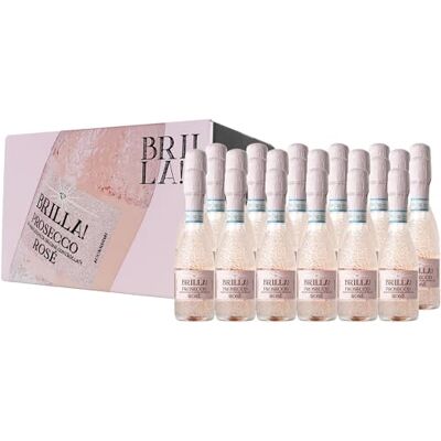 BRILLA PROSECCO DOC ROSÉ EXTRA DRY Schaumwein– 11% vol Mini-Flaschen 200 ml BRILLA PROSECCO DOC ROSÉ EXTRA DRY Schaumwein– 11% vol Mini-Flaschen 200 ml