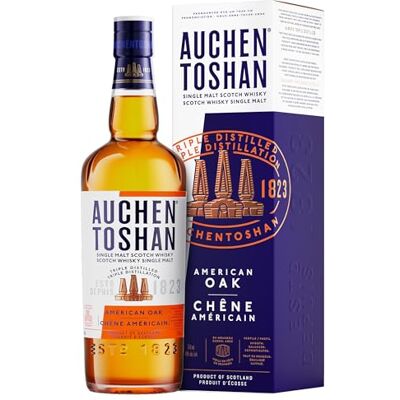 Auchentoshan American Oak Single Malt Scotch Whisky mit Geschenkverpackung fruchtiger Geschmack 40% Vol 700ml Einzelflasche Auchentoshan American Oak Single Malt Scotch Whisky mit Geschenkverpackung fruchtiger Geschmack 40% Vol 700ml Einzelflasche
