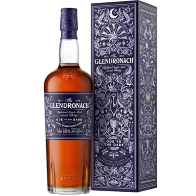 Glendronach The Ode to the Dark Super Premium Single Malt Whisky Geschenkempfehlung Eine Symphonie aus Mokka, Schwarzkirsche und Zartbitterschokolade 0.7L/50.8% Vol Glendronach The Ode to the Dark Super Premium Single Malt Whisky Geschenkempfehlung Eine Symphonie aus Mokka, Schwarzkirsche und Zartbitterschokolade 0.7L/50.8% Vol