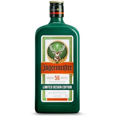 Jägermeister – #HerbalGreen Limited Design Edition – 1 x 0,7l Premium Kräuterlikör 35% Vol. – 56 erlesene Kräuter – Im Eichenfass gelagert – Das Original aus Wolfenbüttel Jägermeister – #HerbalGreen Limited Design Edition – 1 x 0,7l Premium Kräuterlikör 35% Vol. – 56 erlesene Kräuter – Im Eichenfass gelagert – Das Original aus Wolfenbüttel