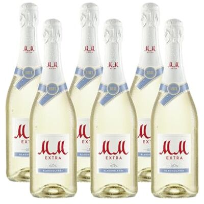 MM Extra Alkoholfrei 0,0% vol. (6 x 0,75l) – Die perfekte Alternative für alle Sekt Liebhaber MM Extra Alkoholfrei 0,0% vol. (6 x 0,75l) – Die perfekte Alternative für alle Sekt Liebhaber