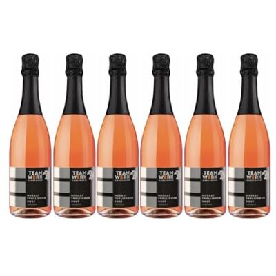 WZG Württemberger Sekt/Secco/Perlwein/Bowlen Esslinger Schenkenberg Muskattrollinger rosé Sekt trocken (6 x 0.75 l) WZG Württemberger Sekt/Secco/Perlwein/Bowlen Esslinger Schenkenberg Muskattrollinger rosé Sekt trocken (6 x 0.75 l)