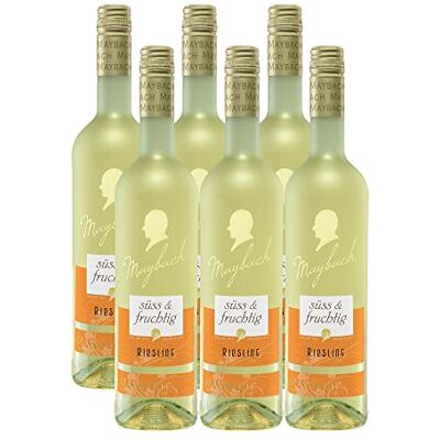 Maybach Riesling QbA süß und fruchtig (6 x 0.75 l) Maybach Riesling QbA süß und fruchtig (6 x 0.75 l)