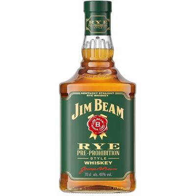Beam Rye Whiskey Kentucky Straight Rye Whiskey würziger Geschmack mit kräftigem Roggenaroma 40% Vol. 700ml Beam Rye Whiskey Kentucky Straight Rye Whiskey würziger Geschmack mit kräftigem Roggenaroma 40% Vol. 700ml