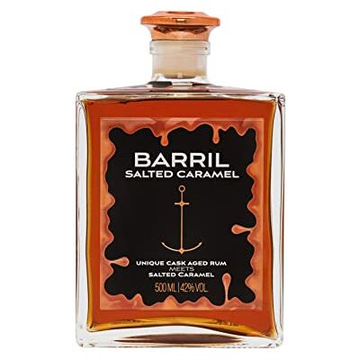 Barril Rum Barril Salted Caramel Cask Aged Rum 500 ml Süß-salzige Aromen von Sahnekaramell und Premium-Meersalz In Bourbon-Eichenfässern gereift 42% Vol. Barril Rum Barril Salted Caramel Cask Aged Rum 500 ml Süß-salzige Aromen von Sahnekaramell und Premium-Meersalz In Bourbon-Eichenfässern gereift 42% Vol.