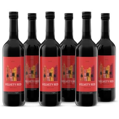 Amazon 'Velvety Red' Spanischer Rotwein Trocken, 75 cl, 6 Stück Amazon 'Velvety Red' Spanischer Rotwein Trocken, 75 cl, 6 Stück