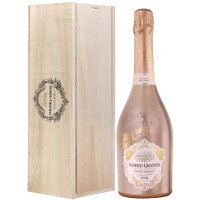 ALFRED GRATIEN Cuvée Paradis Brut Rosé (1 x 0,75 l) in Geschenkhülle – Rosé-Champagner aus Chardonnay und Pinot Noir – Mit feiner Perlage und Aromen von Himbeere, Blaubeere und Butterscotch ALFRED GRATIEN Cuvée Paradis Brut Rosé (1 x 0,75 l) in Geschenkhülle – Rosé-Champagner aus Chardonnay und Pinot Noir – Mit feiner Perlage und Aromen von Himbeere, Blaubeere und Butterscotch