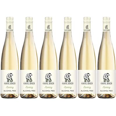 Hans Baer Riesling -,Alkoholfreier Weißwein aus Deutschland (6 x 0,75 L) Hans Baer Riesling -,Alkoholfreier Weißwein aus Deutschland (6 x 0,75 L)