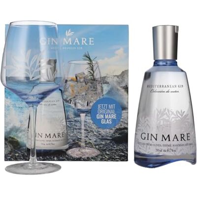 Gin Mare Der mediterrane Gin würzig-aromatisch inspiriert von der einzigartigen Geschmackswelt der Mittelmeerregion Hochwertiges Geschenkset 0.7L/42.7% Vol. Gin Mare Der mediterrane Gin würzig-aromatisch inspiriert von der einzigartigen Geschmackswelt der Mittelmeerregion Hochwertiges Geschenkset 0.7L/42.7% Vol.