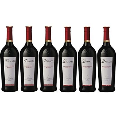 D'Amati Rotwein Negroamaro Merlot, Italien, IGP Puglia (6 x 1 l) D'Amati Rotwein Negroamaro Merlot, Italien, IGP Puglia (6 x 1 l)