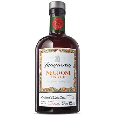 Tanqueray London Dry Gin Negroni Cocktail Drink, 17,5% Vol, 500ml Tanqueray London Dry Gin Negroni Cocktail Drink, 17,5% Vol, 500ml