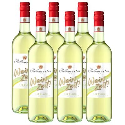 Rotkäppchen Weinzeit! Lieblich – Deutscher Weißwein aus Rheinhessen (6 x 0, 75l) Rotkäppchen Weinzeit! Lieblich – Deutscher Weißwein aus Rheinhessen (6 x 0, 75l)