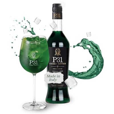 P31 Aperitivo Green P31 Green Bitter I 25% Vol. Intensiver Bitterlikör I 700 ml I 31 natürliche Kräuter & Essenzen I Präzise handwerkliche Verarbeitung I Elegegantes Flaschendesign P31 Aperitivo Green P31 Green Bitter I 25% Vol. Intensiver Bitterlikör I 700 ml I 31 natürliche Kräuter & Essenzen I Präzise handwerkliche Verarbeitung I Elegegantes Flaschendesign