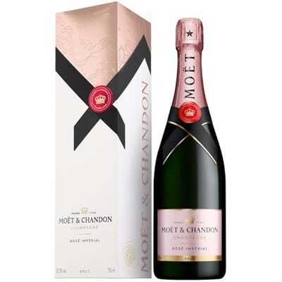 Moët & Chandon Rosé Impérial Champagner in Geschenkverpackung, 0,75L Moët & Chandon Rosé Impérial Champagner in Geschenkverpackung, 0,75L