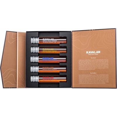 Kavalan Whisky Geschenkset 5x50ml Tubes Single Malt Whisky (1 x 0.25 l) Kavalan Whisky Geschenkset 5x50ml Tubes Single Malt Whisky (1 x 0.25 l)