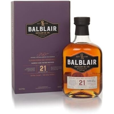 Balblair 21 YO Single Malt Scotch Whisky 21 Jahre gereift Highland Whisky Tropische Frucht Gewürze Schokolade 46% Vol 700ml Balblair 21 YO Single Malt Scotch Whisky 21 Jahre gereift Highland Whisky Tropische Frucht Gewürze Schokolade 46% Vol 700ml