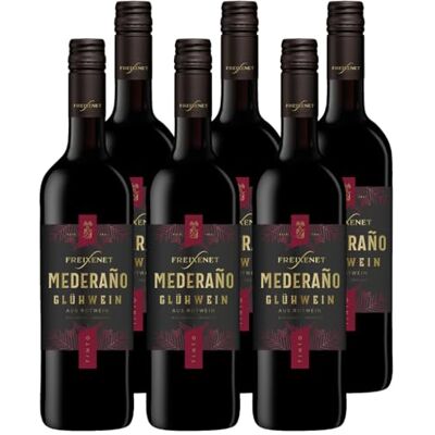 Freixenet Mederaño Glühwein Rot Lieblich (6 x 0,75 l) fruchtig-würziger roter Glühwein; als Geschenk zu Weihnachten oder Adventszeit; für Feuerzangenbowle; auf den Christkindl-Markt, Weihnachtsmarkt Freixenet Mederaño Glühwein Rot Lieblich (6 x 0,75 l) fruchtig-würziger roter Glühwein; als Geschenk zu Weihnachten oder Adventszeit; für Feuerzangenbowle; auf den Christkindl-Markt, Weihnachtsmarkt