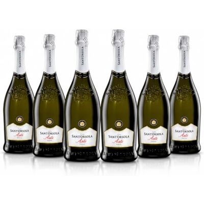 Sant'Orsola Asti D.O.C.G. Süßer Sekt 6 Flaschen (6 x 0.75 l) Sant'Orsola Asti D.O.C.G. Süßer Sekt 6 Flaschen (6 x 0.75 l)