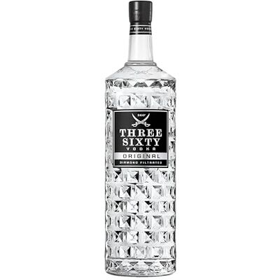 THREE SIXTY VODKA Diamond filtrated Vodka In der einzigartigen Facettenschliff-Flasche Ein ungewöhnlich mildes und weiches Geschmacksprofil 6L 37,5% vol. THREE SIXTY VODKA Diamond filtrated Vodka In der einzigartigen Facettenschliff-Flasche Ein ungewöhnlich mildes und weiches Geschmacksprofil 6L 37,5% vol.