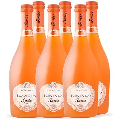 Scavi & Ray Sprizz Aperitivo 5,5% Vol. 6x0,75l Mediterraner Aperitif-Cocktail mit spritziger Grapefruit und Blutorange, Partybegleiter für gesellige Runden und Aperitif Scavi & Ray Sprizz Aperitivo 5,5% Vol. 6x0,75l Mediterraner Aperitif-Cocktail mit spritziger Grapefruit und Blutorange, Partybegleiter für gesellige Runden und Aperitif