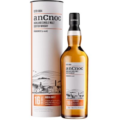 Ancnoc 16 Jahre alter Single Malt Scotch Whisky - Whisky Ancnoc 16 Jahre alter Single Malt Scotch Whisky - Whisky