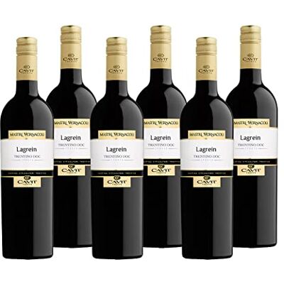 Cavit Lagrein Trentino DOC "Mastri Vernacoli" Rotwein Trentin trocken (6 x 0.75l) Cavit Lagrein Trentino DOC "Mastri Vernacoli" Rotwein Trentin trocken (6 x 0.75l)