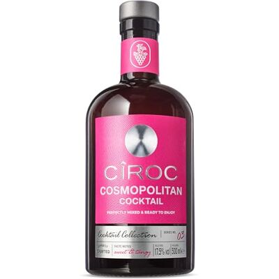 Ciroc Cîroc Vodka Cosmopolitan Cocktail Drink, 17,5% Vol, 500ml Einzelflasche Ciroc Cîroc Vodka Cosmopolitan Cocktail Drink, 17,5% Vol, 500ml Einzelflasche