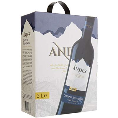Andes Cabernet Sauvignon Chile Bag-in-box (1 x 3 l) 3 l (1er pack) Andes Cabernet Sauvignon Chile Bag-in-box (1 x 3 l) 3 l (1er pack)