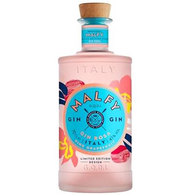Malfy Gin Rosa Limited Edition Design, Gin aus Italien mit Grapefruit & Rhabarber, fruchtiger Aperitif, 41% Vol, 0,7l Malfy Gin Rosa Limited Edition Design, Gin aus Italien mit Grapefruit & Rhabarber, fruchtiger Aperitif, 41% Vol, 0,7l