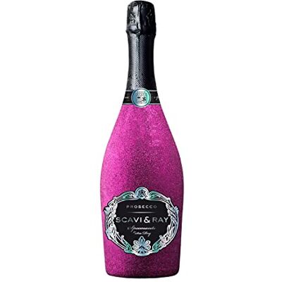 Scavi & Ray Prosecco Spumante Glitzer Pink 11% Vol. extra trocken, 0,75l Fruchtig frischer Schaumwein aus Italien mit Glitzer-Effekt, extra trocken, perfekt für festliche Anlässe und als Geschenk Scavi & Ray Prosecco Spumante Glitzer Pink 11% Vol. extra trocken, 0,75l Fruchtig frischer Schaumwein aus Italien mit Glitzer-Effekt, extra trocken, perfekt für festliche Anlässe und als Geschenk