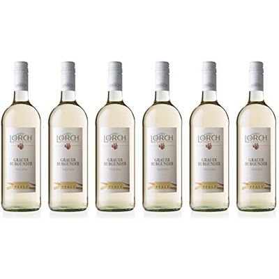 Lorch Grauburgunder Rivaner Qualitätswein Rheinhessen trocken (6 x 1l) Lorch Grauburgunder Rivaner Qualitätswein Rheinhessen trocken (6 x 1l)