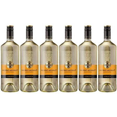 HXM Weißwein Morio Muskat Lieblich Qualitätswein Rheinhessen (6 x 1 l) HXM Weißwein Morio Muskat Lieblich Qualitätswein Rheinhessen (6 x 1 l)
