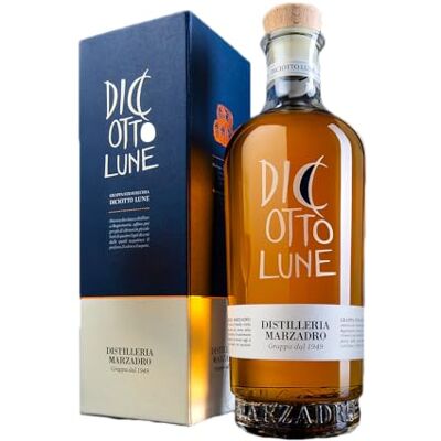 Marzadro Grappa DiCiotto Lune in Geschenkverpackung, 0,7 l Marzadro Grappa DiCiotto Lune in Geschenkverpackung, 0,7 l