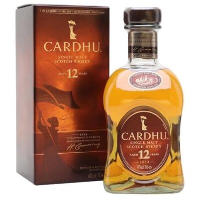 Cardhu 12 Jahre, Single Malt Scotch Whisky, für Liebhaber, Ausgezeichneter, aromatischer Klassiker, handgefertigt in der schottischen Speyside, 40 % vol, 700ml Einzelflasche Cardhu 12 Jahre, Single Malt Scotch Whisky, für Liebhaber, Ausgezeichneter, aromatischer Klassiker, handgefertigt in der schottischen Speyside, 40 % vol, 700ml Einzelflasche