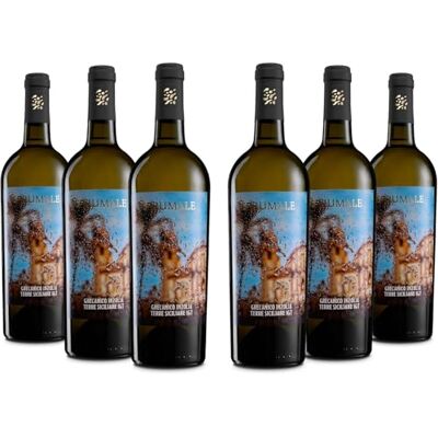 Brumale Weißwein Grecanico Pinot Grigio Terre Siciliane IGT, Voller Geschmack und Fruchtiges Bouquet, 12 % Vol., Karton mit 6 Flaschen mit jeweils 750 ml Brumale Weißwein Grecanico Pinot Grigio Terre Siciliane IGT, Voller Geschmack und Fruchtiges Bouquet, 12 % Vol., Karton mit 6 Flaschen mit jeweils 750 ml