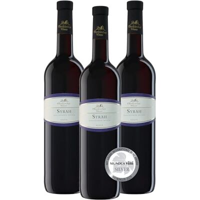 Oberkircher Winzer Syrah Qualitätswein trocken VINUM NOBILE SILBER 2025 Mundus Vini Rotwein mit dichter Aromenvielfalt, würzig und frisch Badischer Wein, Anbaugebiet Ortenau (3 x 0,75l) Oberkircher Winzer Syrah Qualitätswein trocken VINUM NOBILE SILBER 2025 Mundus Vini Rotwein mit dichter Aromenvielfalt, würzig und frisch Badischer Wein, Anbaugebiet Ortenau (3 x 0,75l)