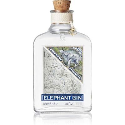 Elephant Gin Elephant Strength Gin Handbeschrifteter, preisgekrönter Manufaktur-Gin aus Deutschland Ideal für Martinis und Cocktails 57% vol., 500ml Elephant Gin Elephant Strength Gin Handbeschrifteter, preisgekrönter Manufaktur-Gin aus Deutschland Ideal für Martinis und Cocktails 57% vol., 500ml