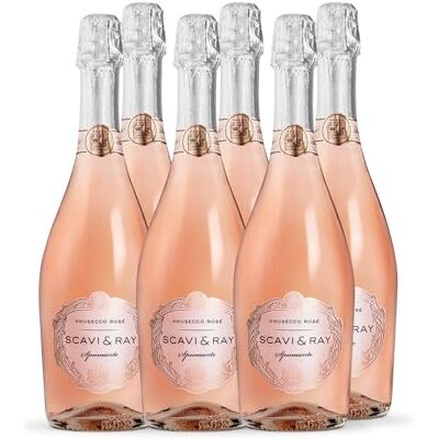 Scavi & Ray Prosecco DOC Rosé Spumante 11% Vol. extra trocken, 6x0,75l Fruchtig frischer Schaumwein aus Italien, extra trocken mit feiner Perlage, perfekt für festliche Anlässe und Cocktails Scavi & Ray Prosecco DOC Rosé Spumante 11% Vol. extra trocken, 6x0,75l Fruchtig frischer Schaumwein aus Italien, extra trocken mit feiner Perlage, perfekt für festliche Anlässe und Cocktails