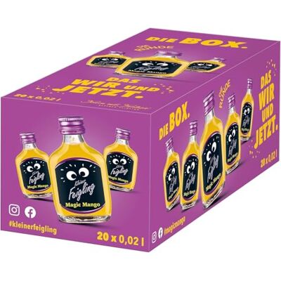 Kleiner Feigling Magic Mango 20 x 20 ml Marken-Spirituose Premium Likör Feiern mit Fantasie Der Party-Shot Kleiner Feigling Magic Mango 20 x 20 ml Marken-Spirituose Premium Likör Feiern mit Fantasie Der Party-Shot