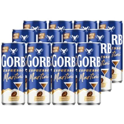 Gorbatschow Wodka Espresso Martini Ready to Drink, 10% vol, 12 x 0,33 l, Vodka Cocktail fertig gemixt Gorbatschow Wodka Espresso Martini Ready to Drink, 10% vol, 12 x 0,33 l, Vodka Cocktail fertig gemixt
