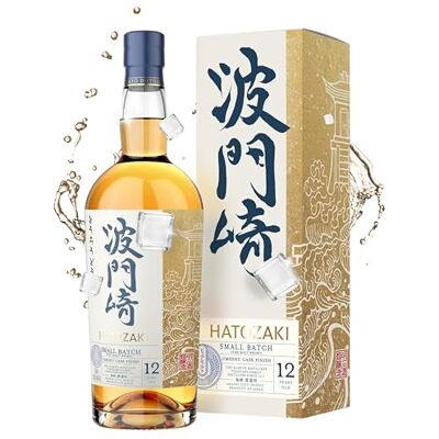 Hatozaki Umeshu Cask 12 YO Whisky I 46% Vol. I 700ml I 12 Jahre Reifung in amerikanischer Eiche & Umeshu-Fass I Aromen von Getreide, Pflaume & Honig I Japanischer Whisky aus der Kaikyō Distillery Hatozaki Umeshu Cask 12 YO Whisky I 46% Vol. I 700ml I 12 Jahre Reifung in amerikanischer Eiche & Umeshu-Fass I Aromen von Getreide, Pflaume & Honig I Japanischer Whisky aus der Kaikyō Distillery