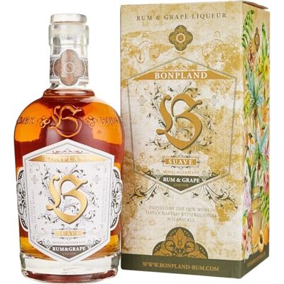 Bonpland Rum Suave & Grape Liqueur 500 ml Fruchtiger Blend aus karibischen Rums In Fässern deutscher Spitzenweingüter veredelt Bonpland Rum Suave & Grape Liqueur 500 ml Fruchtiger Blend aus karibischen Rums In Fässern deutscher Spitzenweingüter veredelt
