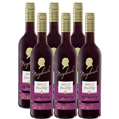 Maybach Spätburgunder Rotwein süß und fruchtig (6 x 0.75 l) Maybach Spätburgunder Rotwein süß und fruchtig (6 x 0.75 l)