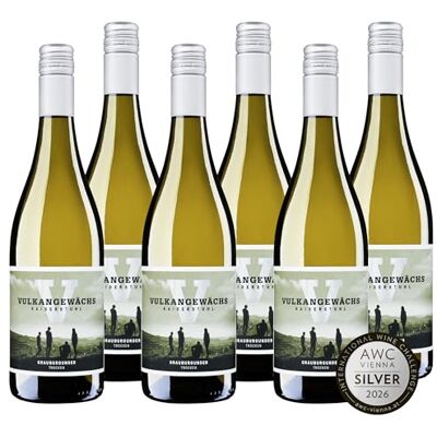 Oberrotweil Vulkangewächs Kaiserstuhl Grauburgunder QbA trocken SILBER 2026 AWC Vienna Weißwein trocken mit zarten Fruchtaromen nach Pfirsich, Apfel & Zitrus Badischer Wein (6 x 0,75 l) Oberrotweil Vulkangewächs Kaiserstuhl Grauburgunder QbA trocken SILBER 2026 AWC Vienna Weißwein trocken mit zarten Fruchtaromen nach Pfirsich, Apfel & Zitrus Badischer Wein (6 x 0,75 l)