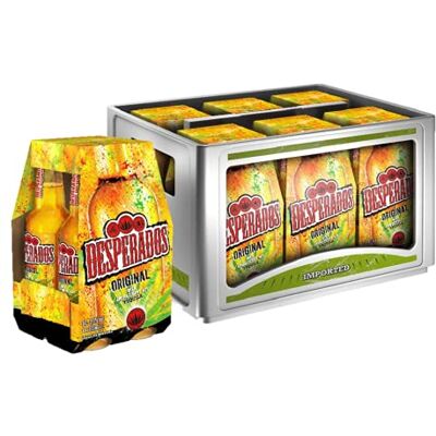 Desperados Original, Biermischgetränk in Flasche, MEHRWEG (4 x 6 x 0.33 l) im Kasten Desperados Original, Biermischgetränk in Flasche, MEHRWEG (4 x 6 x 0.33 l) im Kasten