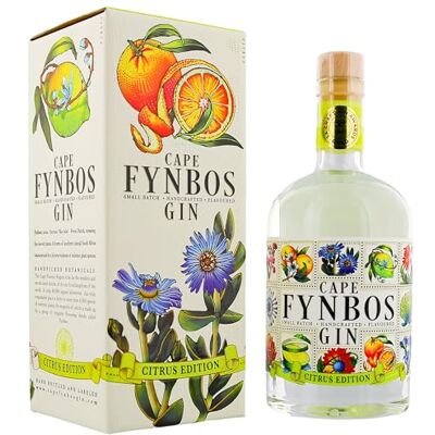 Cape Fynbos I Gin Citrus Edition I 500 ml Flasche I 43% Volume I Premium Zitronen Gin aus Südafrika Cape Fynbos I Gin Citrus Edition I 500 ml Flasche I 43% Volume I Premium Zitronen Gin aus Südafrika